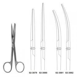 Slender Type Surgical Scissors