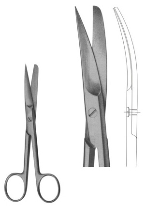 Deaver Surgical Scissors Cvd