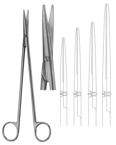 Nelson Metzenbaum Dissecting Scissors