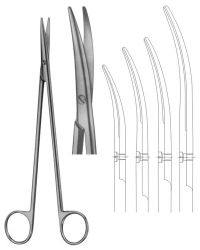 Nelson Metzenbaum Dissecting Scissors cvd