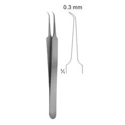 Micro forceps slanted tip