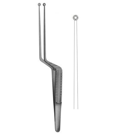 Hunt Tumor and Vessel Forceps Bayonet Shaped