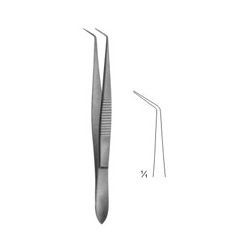 Delicate Dissecting Forceps 100mm angled