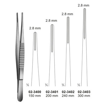 De Bakey Atraumata Forceps straight