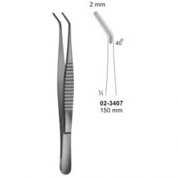 De Bakey Atraumata Forceps Angled