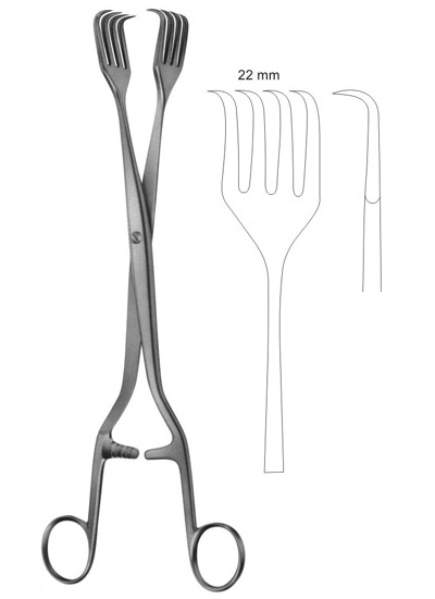 Bratt Organ and Tissue Forceps