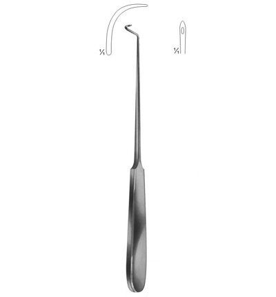 Deschamps Ligature Needles right hand 225mm