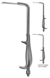 Retractor Blades with cold light handle