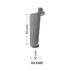 Blade 55 x 16mm for Cloward Retractor