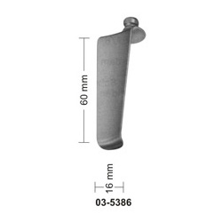 Blade 60 x 16mm for Cloward Retractor