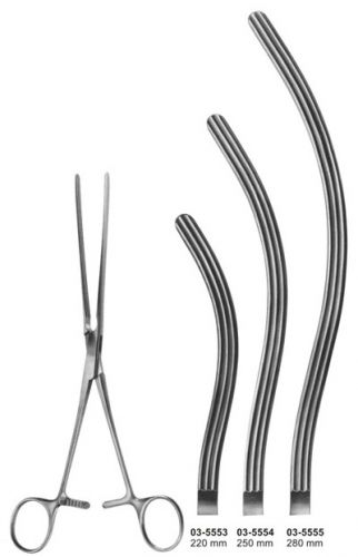 Kocher Intestinal Clamps Curved