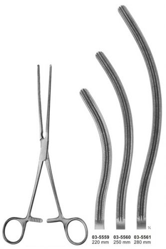 Kocher Intestinal Clamps Elastic Blades