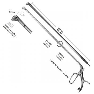 Turnable Biopsy Forceps for Rectum